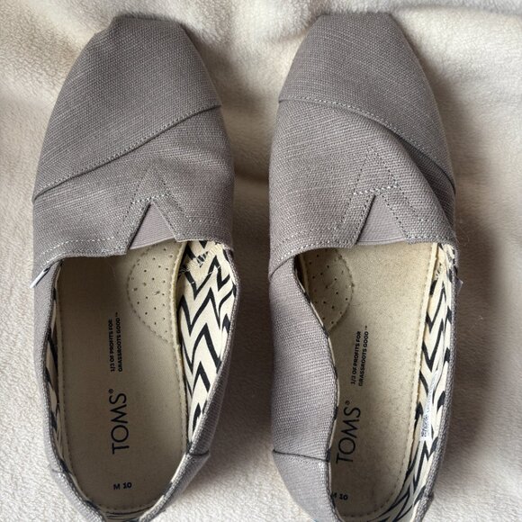 Toms Men's Grey Alpargatas - Picture 5 of 11